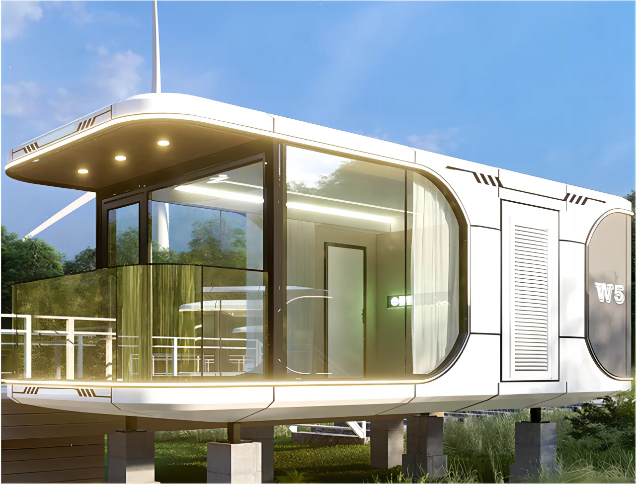 Мобильный домашний модуль кабины стальная конструкция сборный быстрое