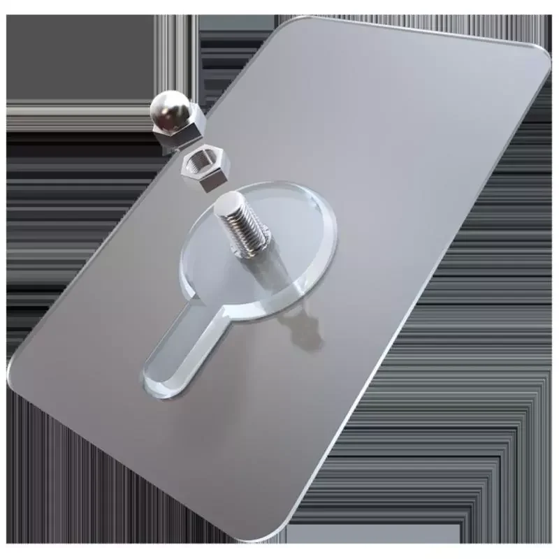 

popular2PCS Strong Adhesive Seamless Sticky Wall Hook Nail Mounting Rack Screw Rod Non Marking Screw Stickers Wall Picture Hook