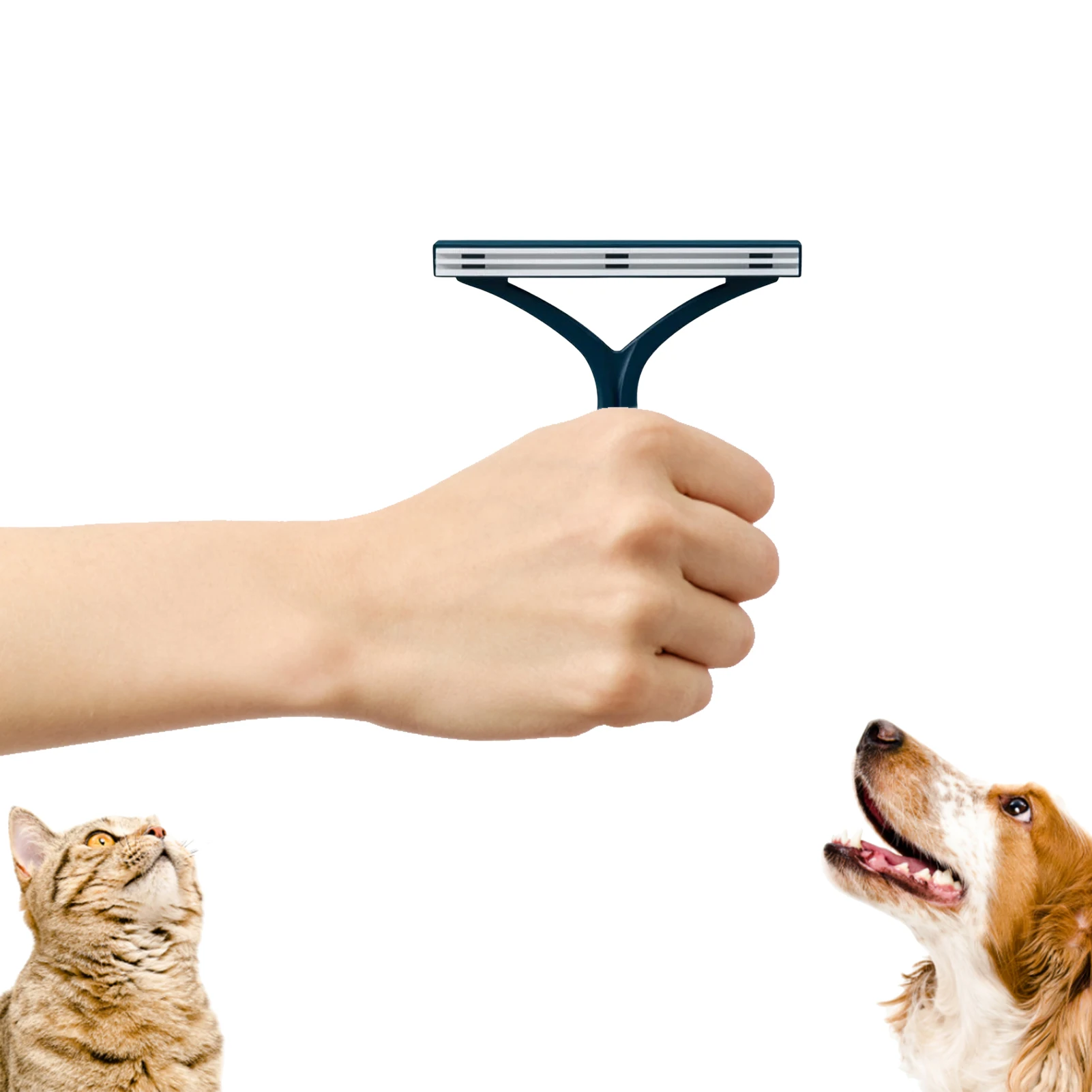 

Pet Hair Remover Clothes Fuzz Shaver Reusable Double Sided Lint Scraper For Removing Pet Hair And Dust From Clothes Furniture