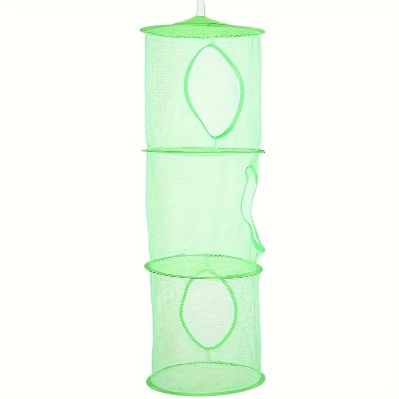 

Подвесная корзина для белья 3 уровня