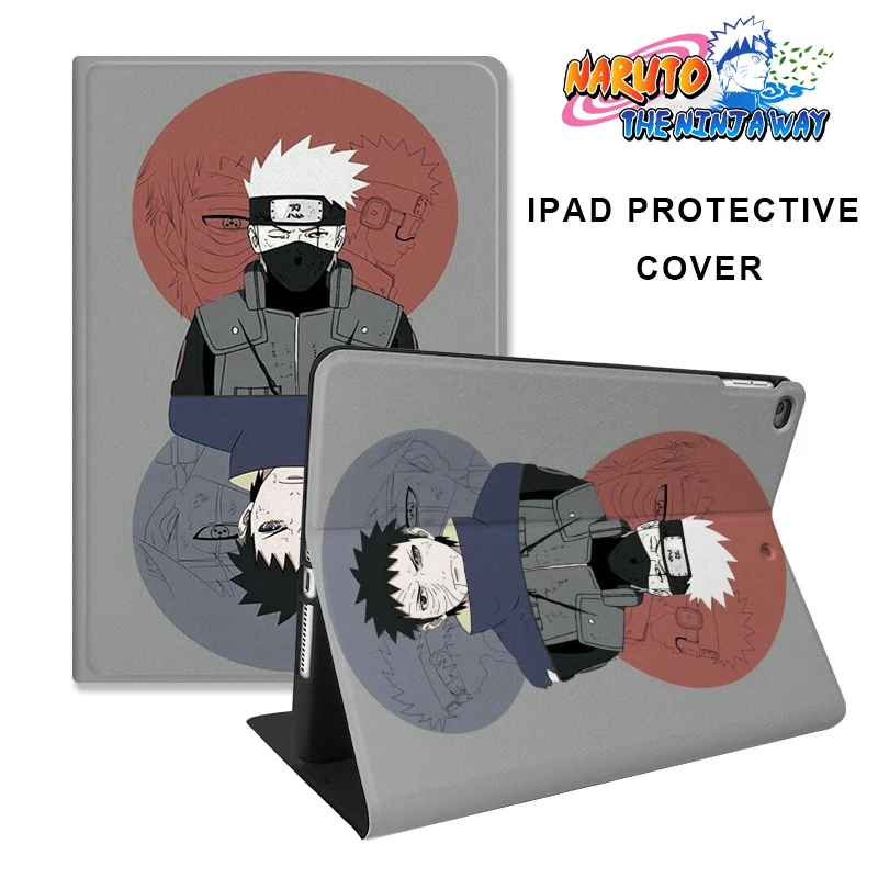 

Защитный чехол с аниме Наруто Какаси Обито для iPad 10,2 для iPad Mini 1 2 3 для 2018 iPad Air 1 2 9,7, мягкий чехол для планшета