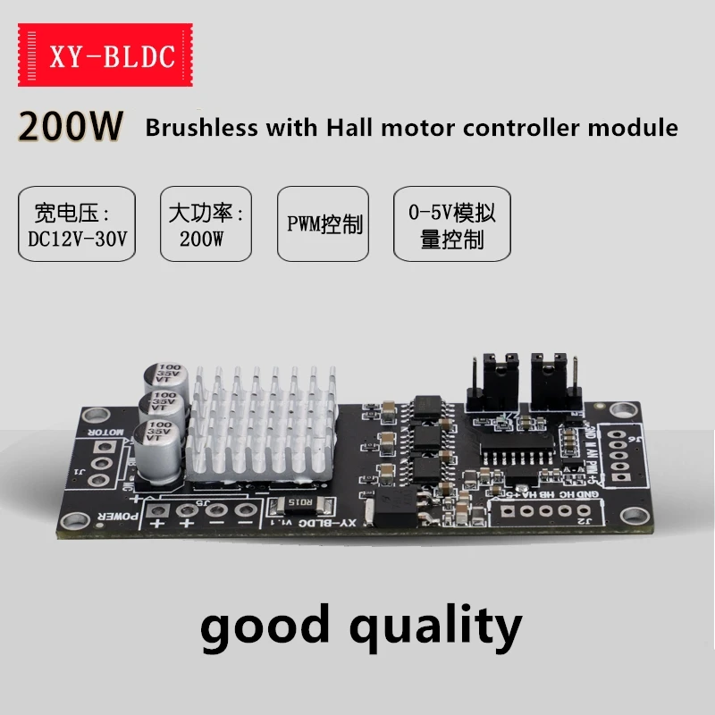 

XY-BLDC трехфазный бесщеточный двигатель постоянного тока с модулем контроллера холла, бесщеточная плата привода двигателя