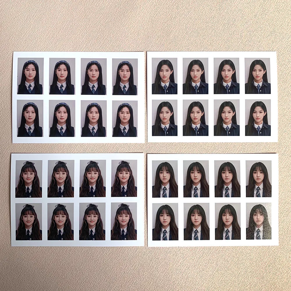 

KPOP (G)I-DLE школьный однодюймовый идентификационный карточный кошелек для паспорта фотокарточки YUQI SHUHUA Soyeon Miyeon Minne Веер-сувенир 17f