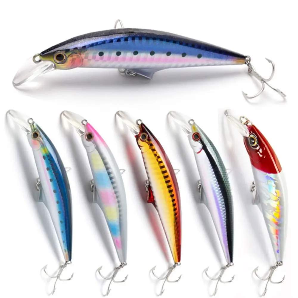 Фото 95 мм/30 г, жесткая приманка, верхняя поверхность воды, искусственные приманки с антикоррозийными тройными крючками, инструмент, реалистичный карандаш, рыболовная приманка Whopper №2