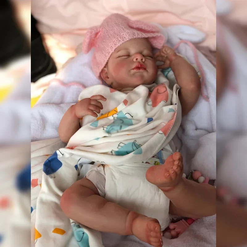 Кукла для новорожденных ручной работы Реалистичная Спящая кукла-реборн Loulou