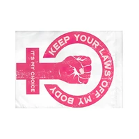my body my choice flag support feminist movements pro choice flag wall banner double sided printed decoration for indoors
