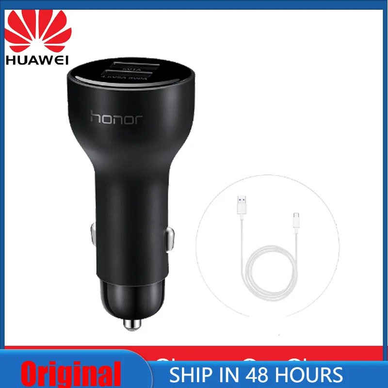 

Автомобильное зарядное устройство Huwei с двумя портами Usb type-c, 22,5 Вт