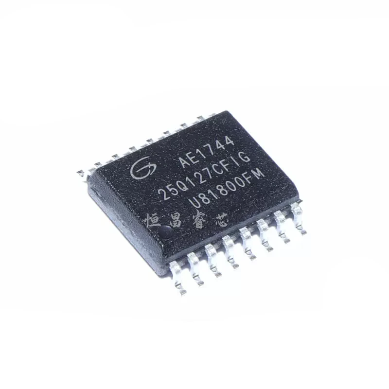 

GD25Q127CFIG silkscreen 25Q127CFIG, новая оригинальная вспышка 128Mbit SOP16 16M