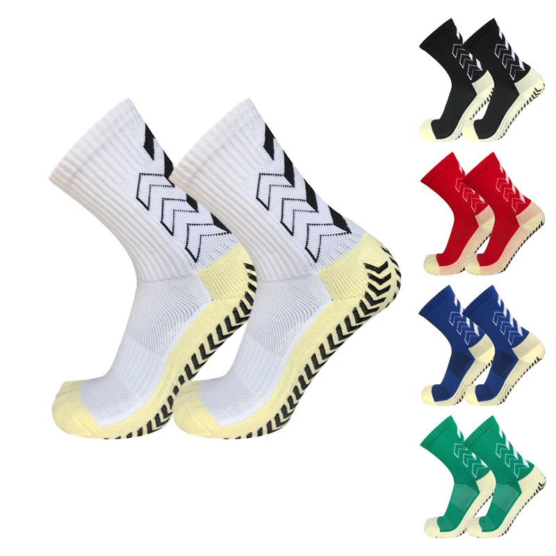 

Silicone Socks Football Women Men Non-slip Grip New Socks Soccer calcetas antideslizantes de futbol