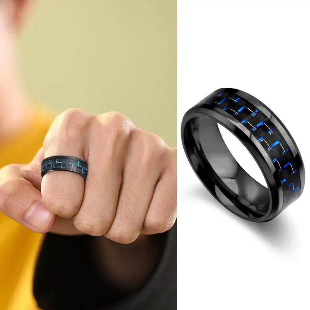 

Вольфрамовые кольца с широкими полями, популярные подарочные вечерние ные кольца, обручальные мужские готические кольца O8Z1