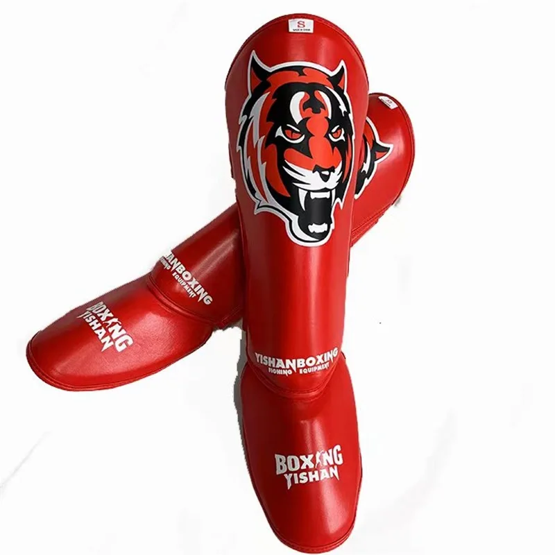 Защита для ног кикбоксинга щиколотки муай искусственная кожа боксерские щитки