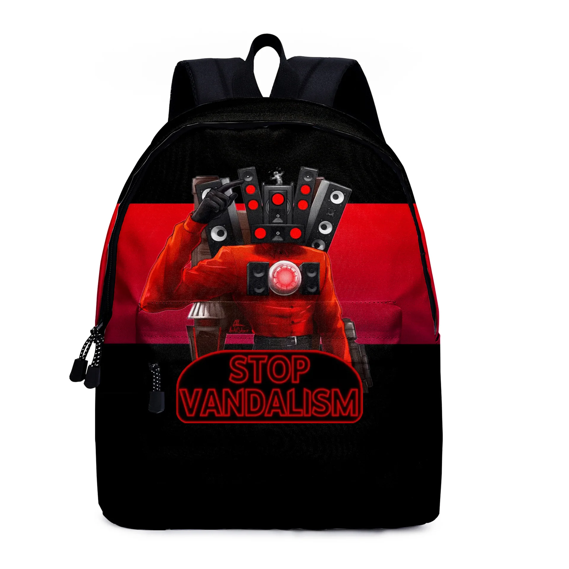 Туалет Skibidi для людей сумка начальной и средней школы Детский рюкзак