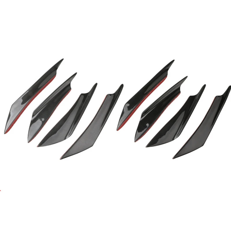 Car Front Bumper Lip Decoration Diffuser Splitter Fins Body Spoiler for Kia rio 3 4 ceed K2 K3 K3S K4 K5 KX3 KX5 QL portage