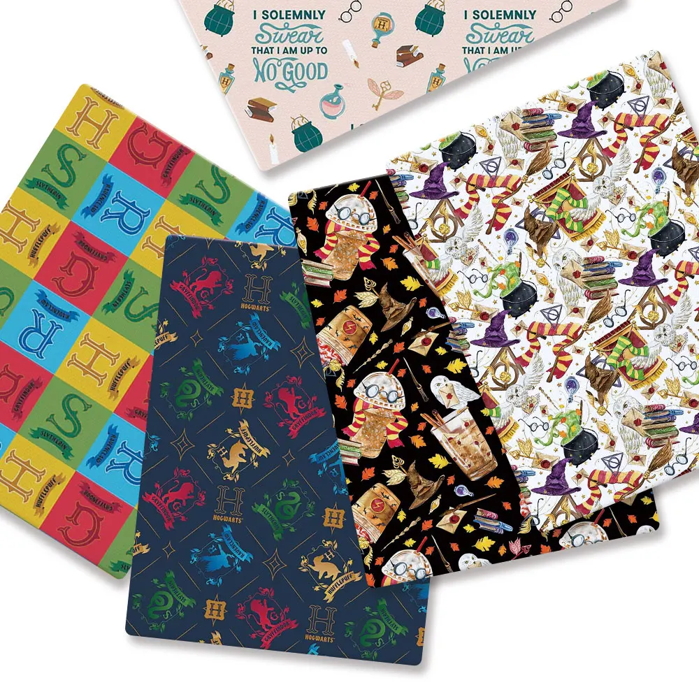 Ткань BEAST KINGDOM из хлопка с мультяшным рисунком ткань в стиле пэчворк детский