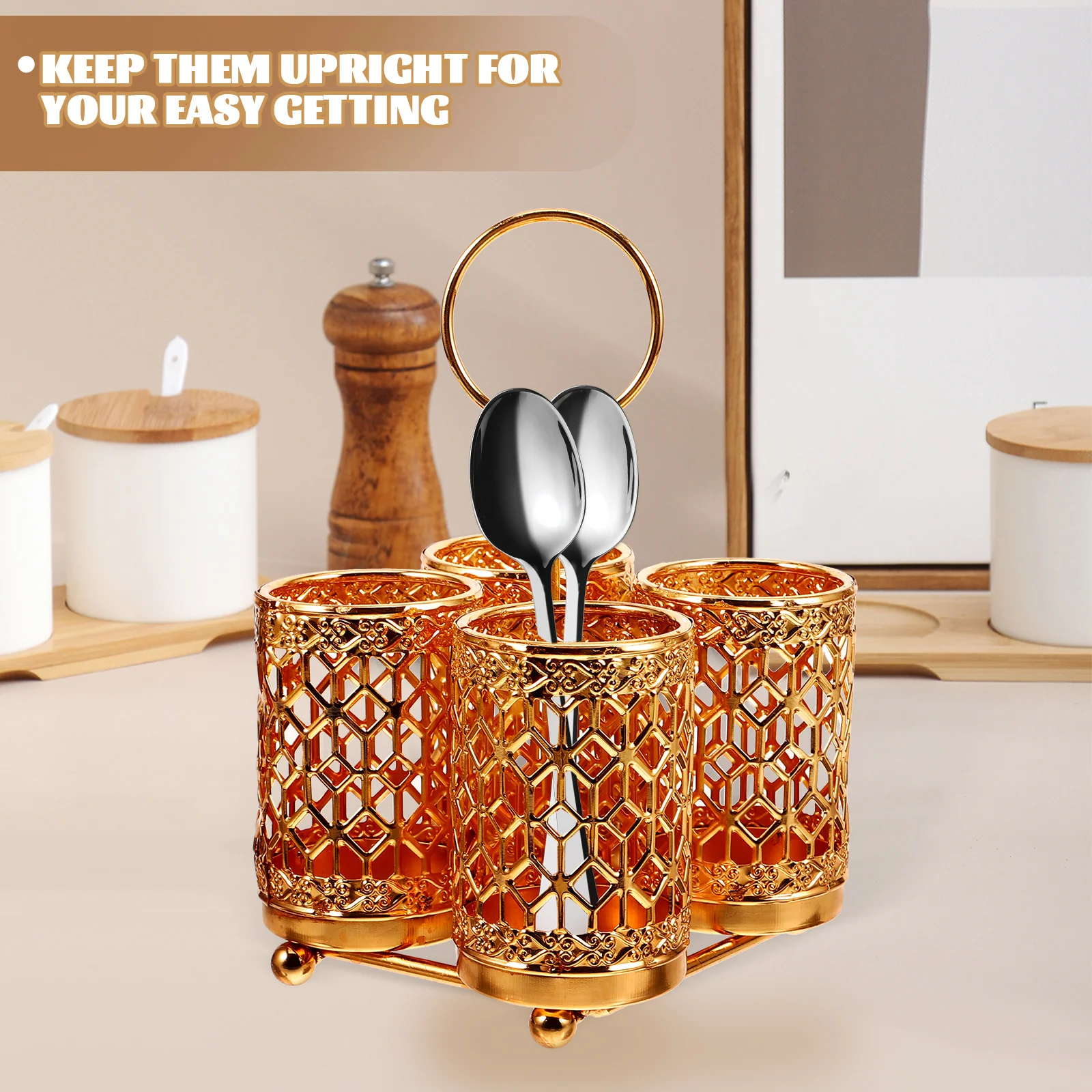 Позолоченный светильник роскошный позолоченный железный полый вращающийся