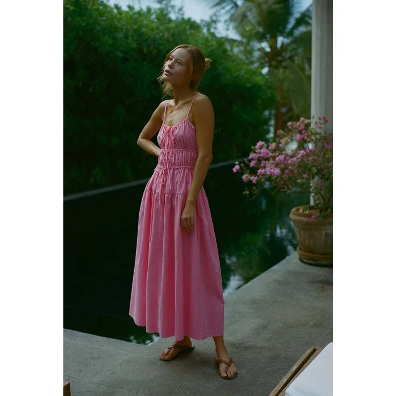 Женский летний яркий однотонный топ Allukasa с квадратным вырезом без рукавов в