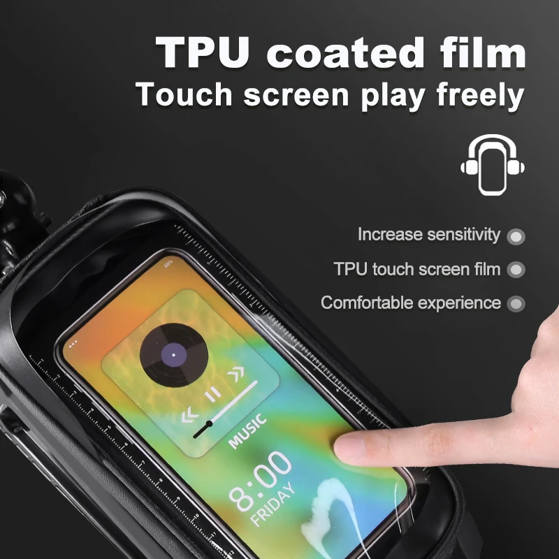 X-TIGER Водонепроницаемая Велосипедная Сумка Для Телефона С Верхней Трубкой Rower Torba