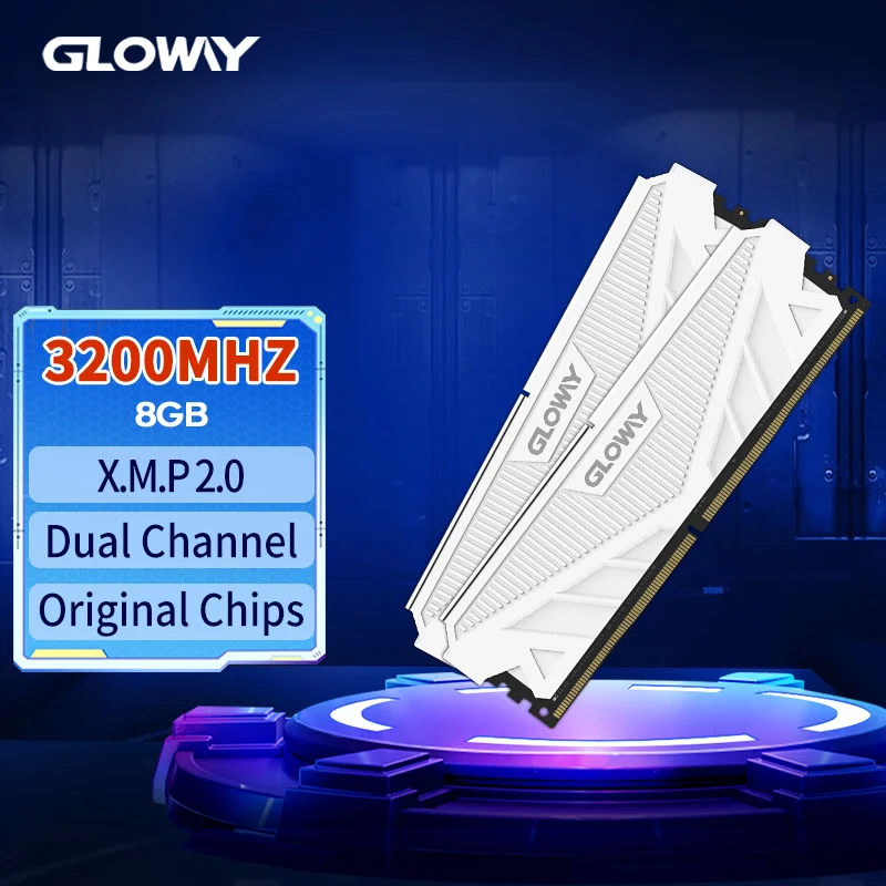 Gloway memoria ram ddr4 3200 МГц 16 ГБ 8 настольные компьютеры Ram для ПК геймер