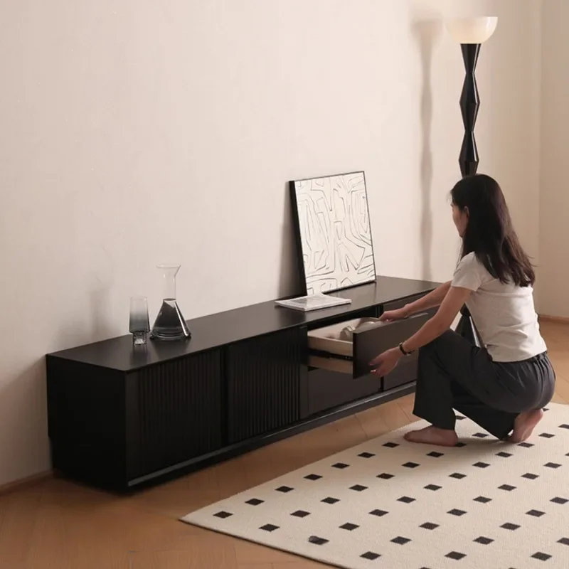 Выдвижные ящики роскошные ретро-подставки для телевизора стол из массива дерева