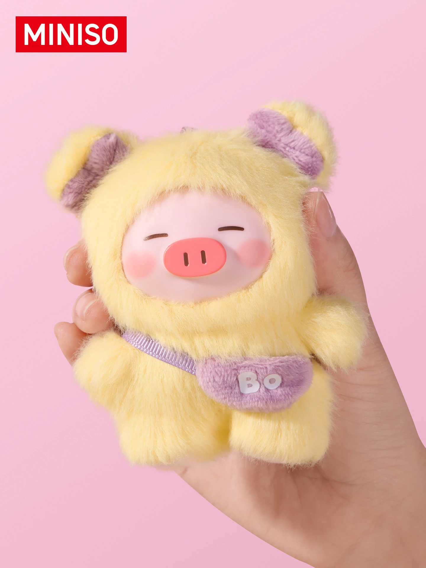 Фото Новая оригинальная коллекционная фигурка-подвеска Piglet B-BO в слепой коробке, виниловая плюшевая кукла, аниме-фигурки, декор для комнаты, модный подарок, игрушки №4