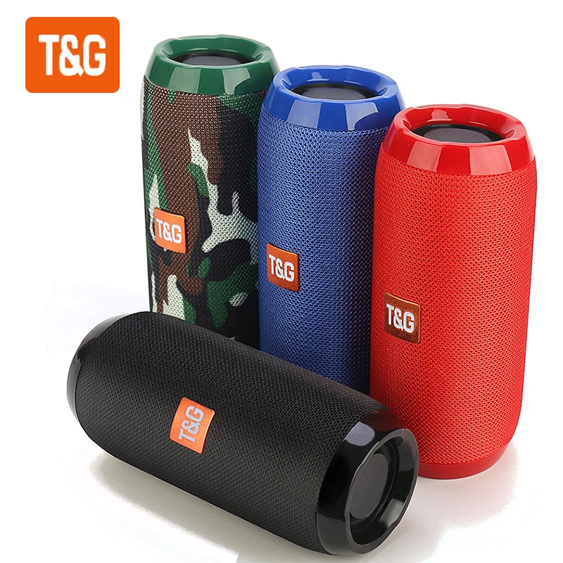 

TG177 Portable Speaker Wireless Bluetooth-compatible Subwoofer Outdoor Waterproof Loudspeaker Stereo Surround Support FM RadioTF
