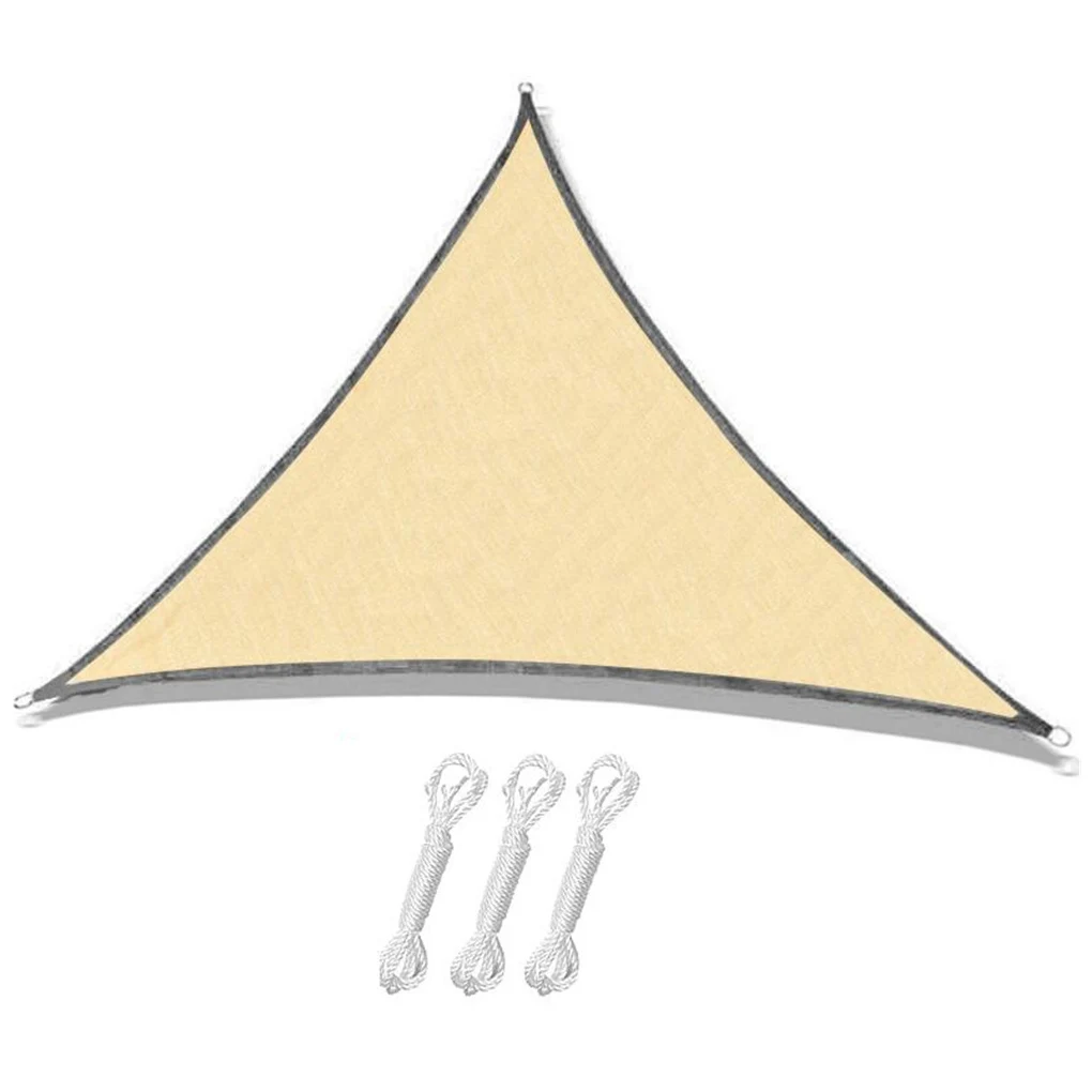 

Garden Canopy Triangular Patio Sun Shade Sail Waterproof Garage Awning Shelter UV Protection Sun Awning for Outdoor Patio Canopy