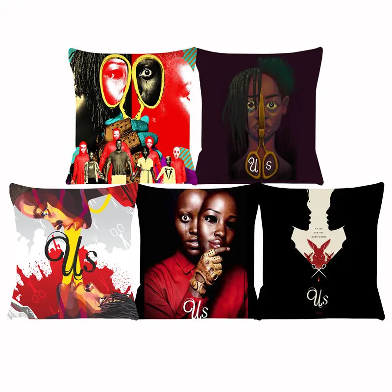 

Us 2019 автомобильные подушки Чехол для дивана Аниме подушки для стула домашний декор Чехлы Декоративные подушки 45x45 искусственные