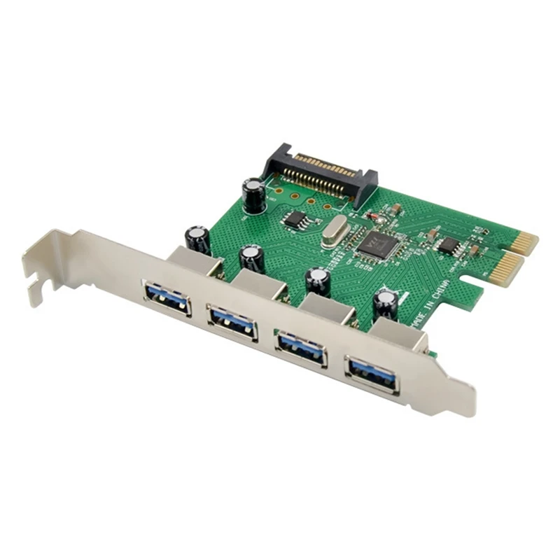 

Карта расширения VL805 PCI Express, 4 порта USB 3,0, 5GPS, USB 3,0