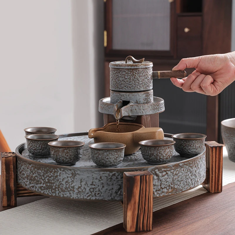 

Китайский чайный набор Gaiwan, чайник кунг-фу, роскошный чайный сервиз, послеобеденные винтажные аксессуары, керамический чайный сервиз, AB50TS