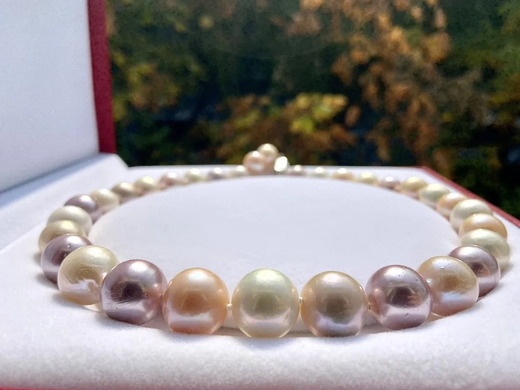 Жемчуг женский из серебра 18 дюймов