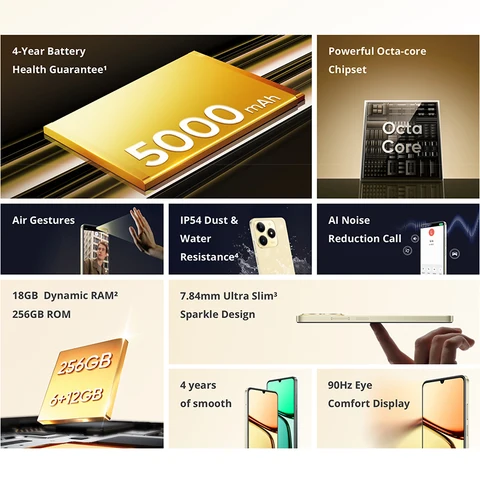 Смартфон Realme C61, 8/128ГБ, global