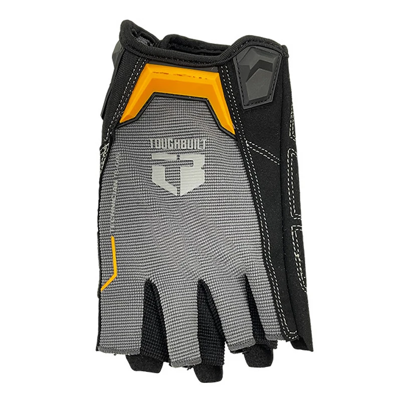 TOUGHBUILT TB-G06-L Износостойкие рабочие перчатки из микрофибры с половиной пальца