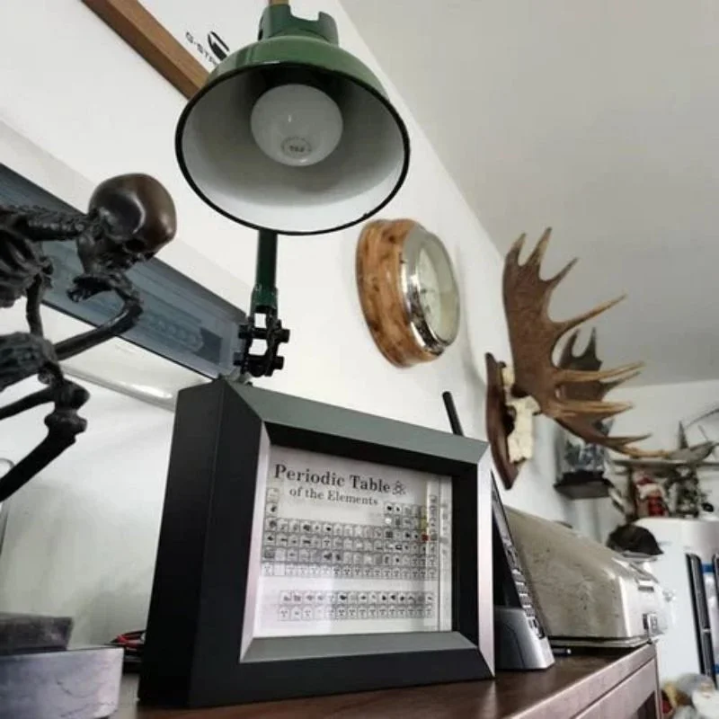 

PERIODIC TABLE OF ELEMENTS Acrylic Board With Printed Elements Periodic table with real elements Chemical Element Home Decor