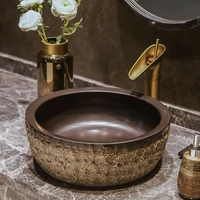 ceramic wash hand basins antique zen above counter basin chinese style bathroom wash basin home art basin