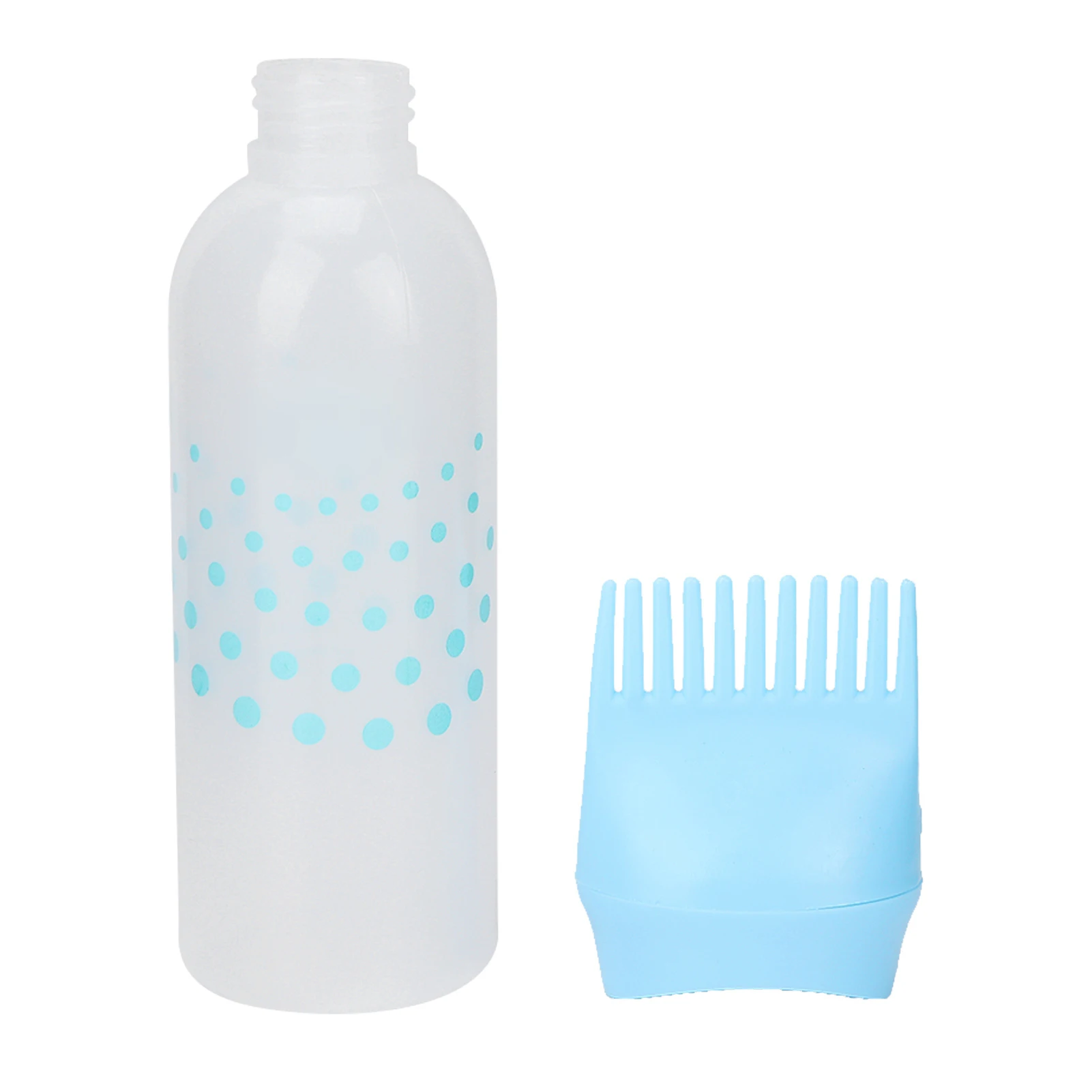 

Refillable Shampoo Applicator Bottle Blue Hair Washing Squeeze Bottle for Hair Salon