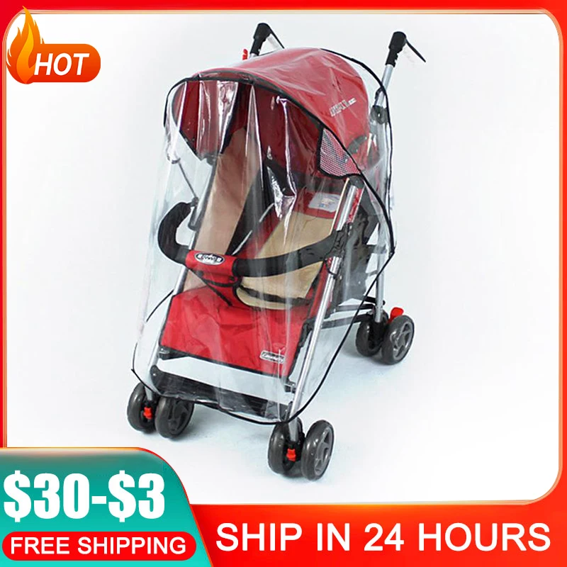 

Baby Stroller Raincover Dust Universal Strollers Rain Cover Pushchairs Kids Carriage Waterproof Raincoat Windshield Cover