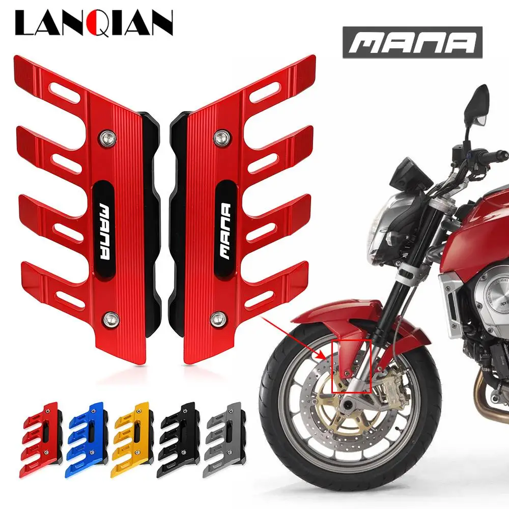 

For Aprilia MANA850 MANA 850 Motorcycle Accessories Mudguard Side Protection Block Front Fender Side Anti-Fall Slider