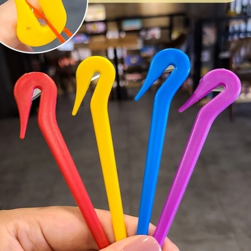 

5pcs Hair Bands Rubber Cutter Not Hurt Hair Disposable Rubber Band Remover Tool Durable Salon Headwear Cut Knife Accessories