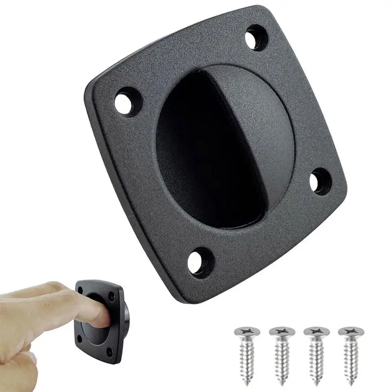 

Durable Nylon Marine Boat Deck Hatch Erosion Resistant Flush Pull Lift Handle Square Shaped Door Knobs Handles Pull Square