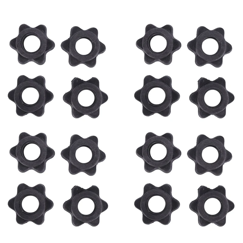 

8 Pairs Dumbbell Hex Nut,Dumbbell Rod Nut,Spinlock Collars For Barbells Bars Training Sports