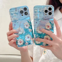 blu ray flowers case for oppo reno 8 pro 5g 7 se 6z shockproof luxury soft silicone phone cover for oppo reno 8 7 6 5 pro 5g 4g