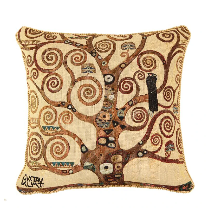 DAVINRICH оранжевое дерево гобелен наволочка Уильям Моррис's Art восхитительная