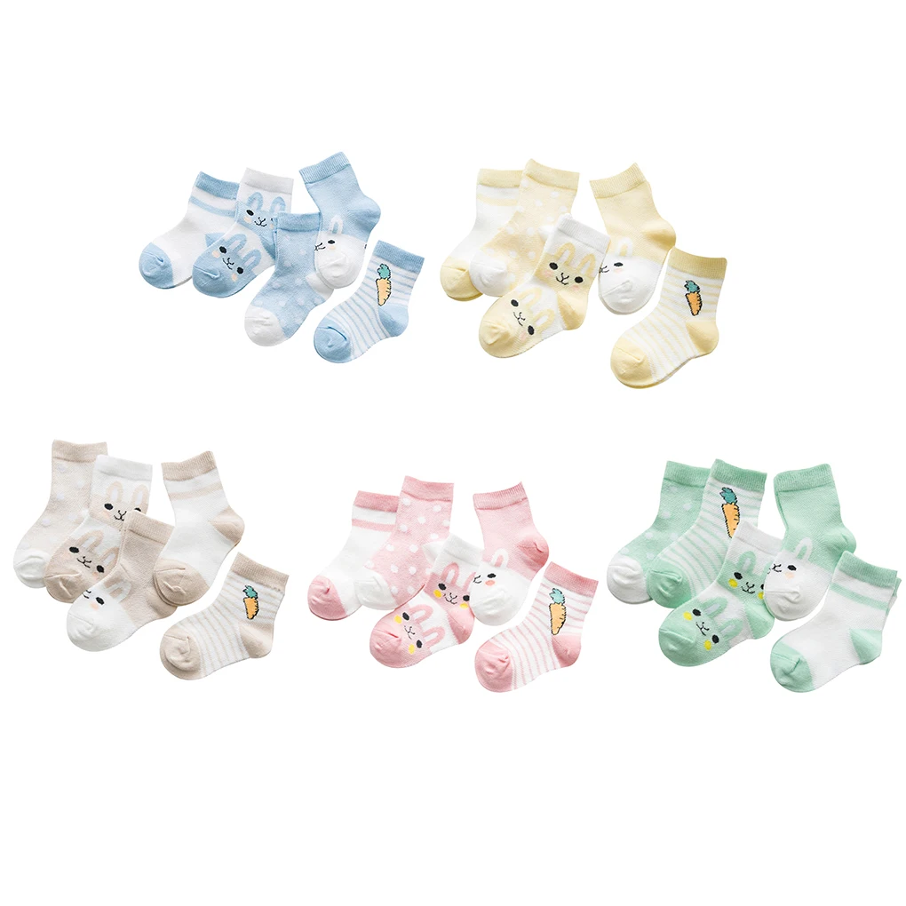 Детские хлопковые нескользящие носки-тапки для малыша с изображением смайлика