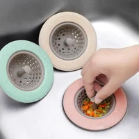 4 color kitchen sink drain plugs strainers bath drain stopper sink floor drain plug sewer filter mesh hair catcher accessory