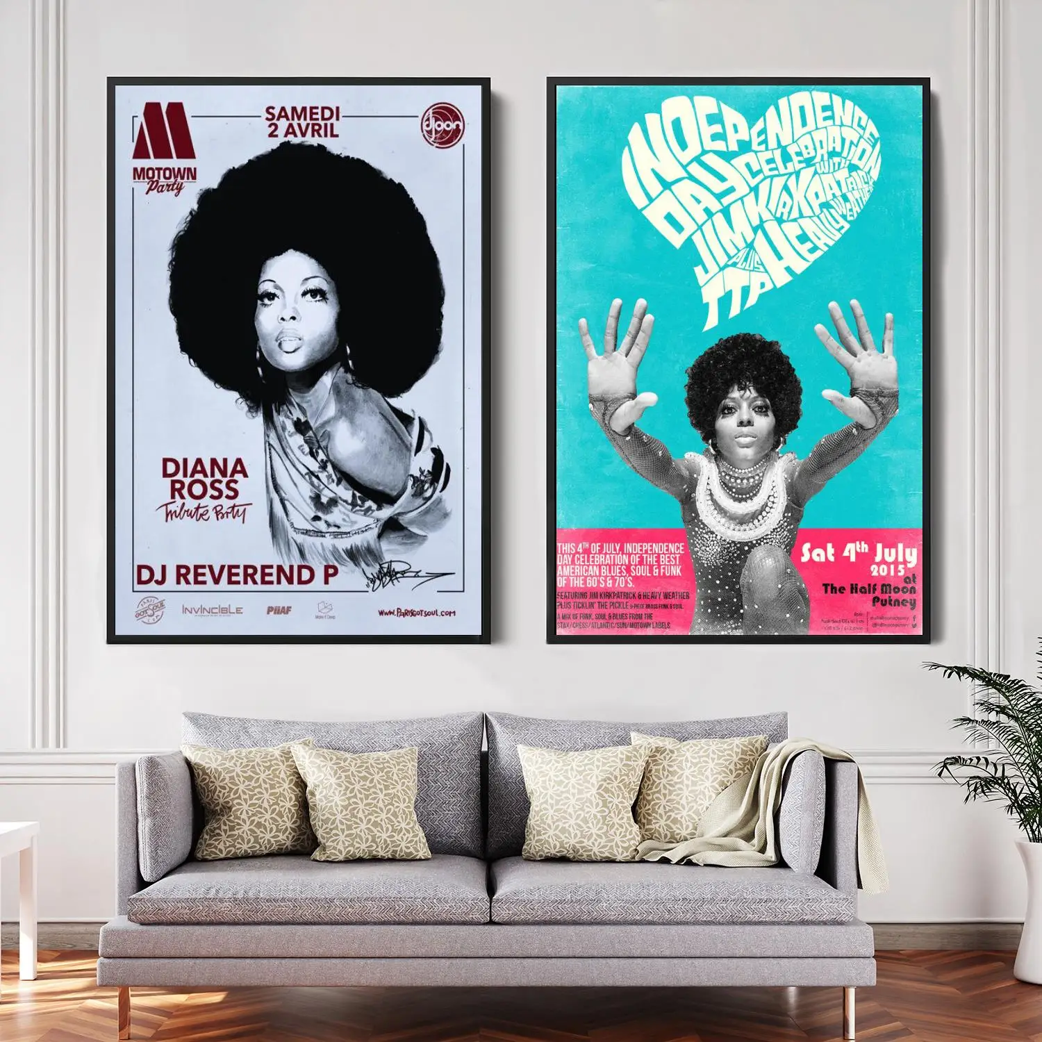 

diana ross Singer Decorative Canvas Posters Room Bar Cafe Decor Gift Print Art Wall Paintings