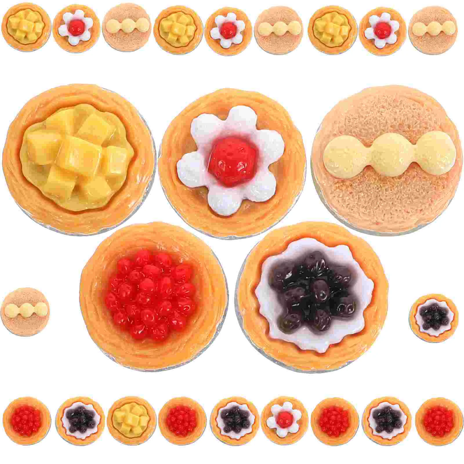 20 шт. десерт шивань яйцо пирог игрушка искусственный декор для торта смола