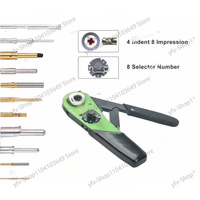 Регулируемый авиационный ручной обжимной инструмент M22520/7-01 16-28awg Электронные