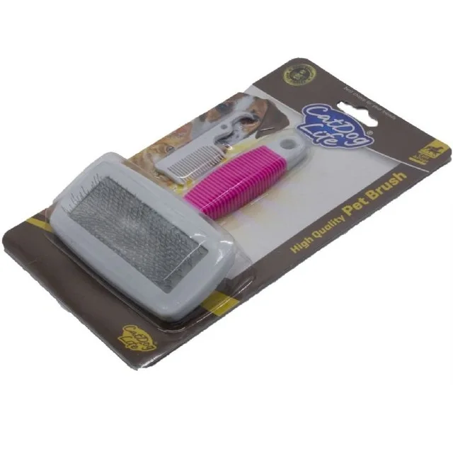 

201480-Cat & Doglife Fine Wire Cat Dog Brush + Comb 406391752