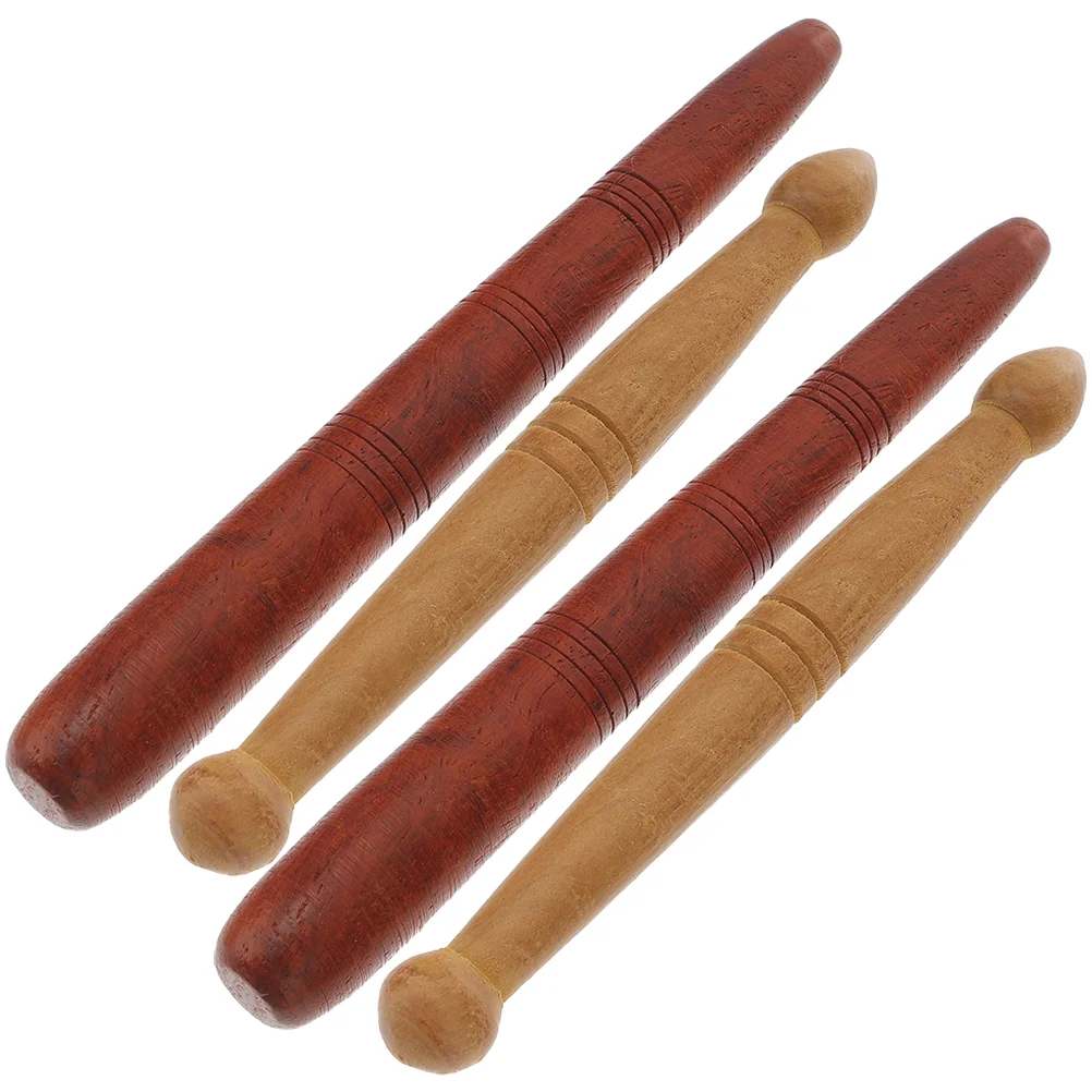 

4pcs Wooden Sticks Foot Tools Wooden Hand Head Feet Body Sticks