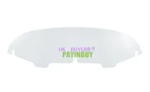 

Payinbuy Motorcycle Windscreen PC 4.5" Clear Flat For Harley-Davidsion Glide A lamp hole 1997-2013 98 99 00 01 02 03 04 05 06-13